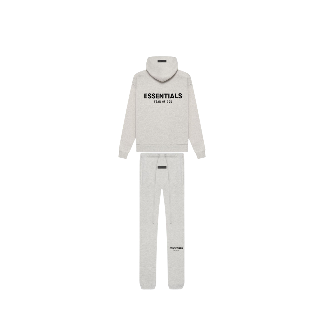 Komplet Długi Fear of God Essentials Light Oatmeal SS22