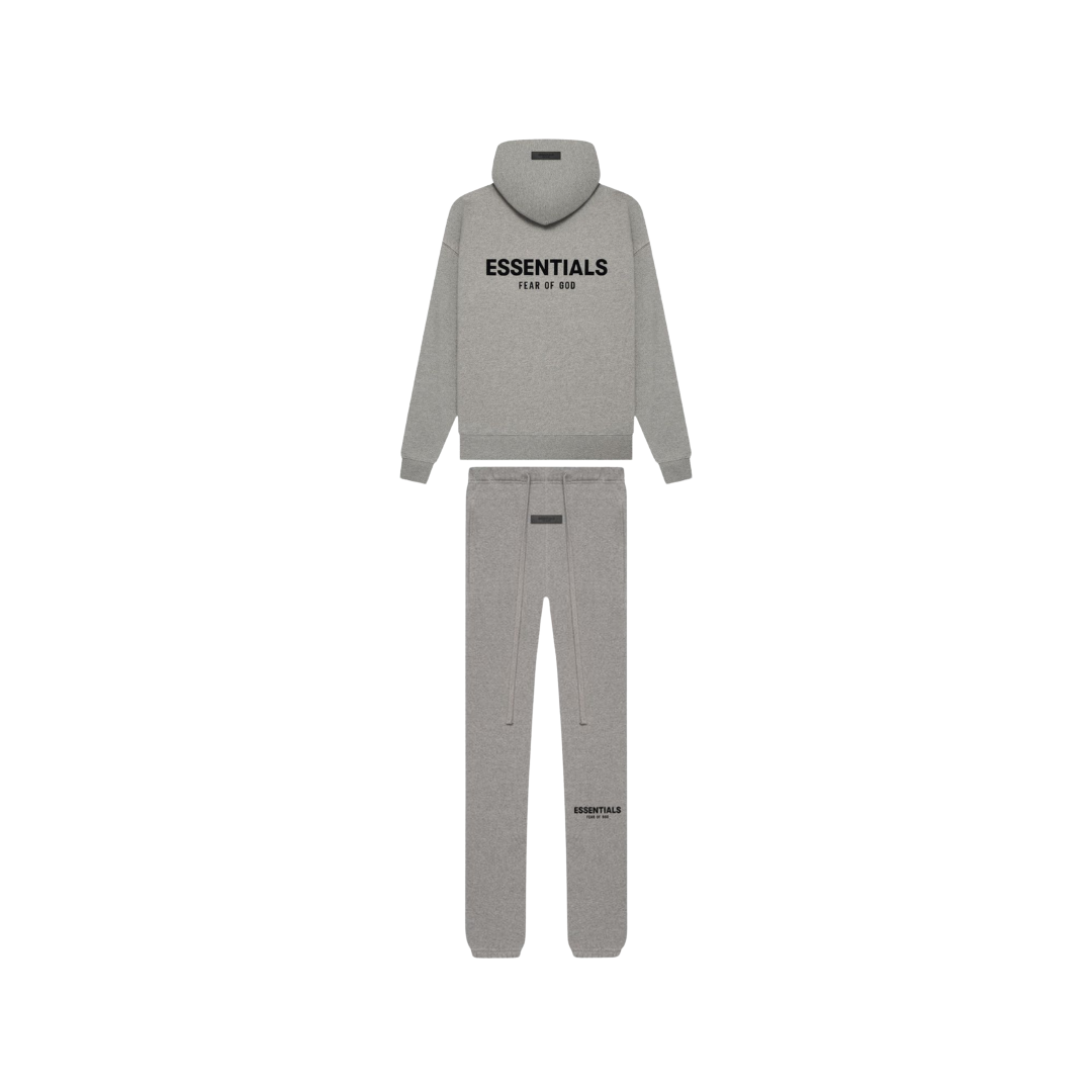Komplet Długi Fear of God Essentials Dark Oatmeal SS22