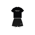 Komplet Krótki Fear of God Essentials Jet Black