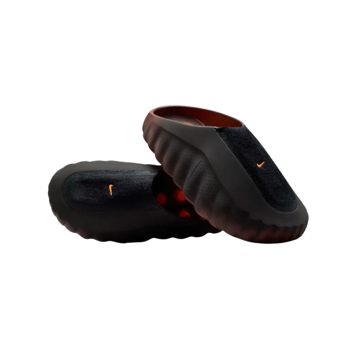 Klapki Nike Mind 001 Flyknit Slide Bronze Eclipse Total Orange