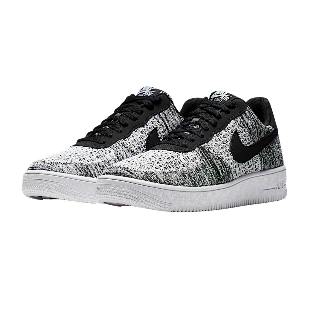 Nike Air Force 1 Flyknit 2.0 Black Pure Platinum