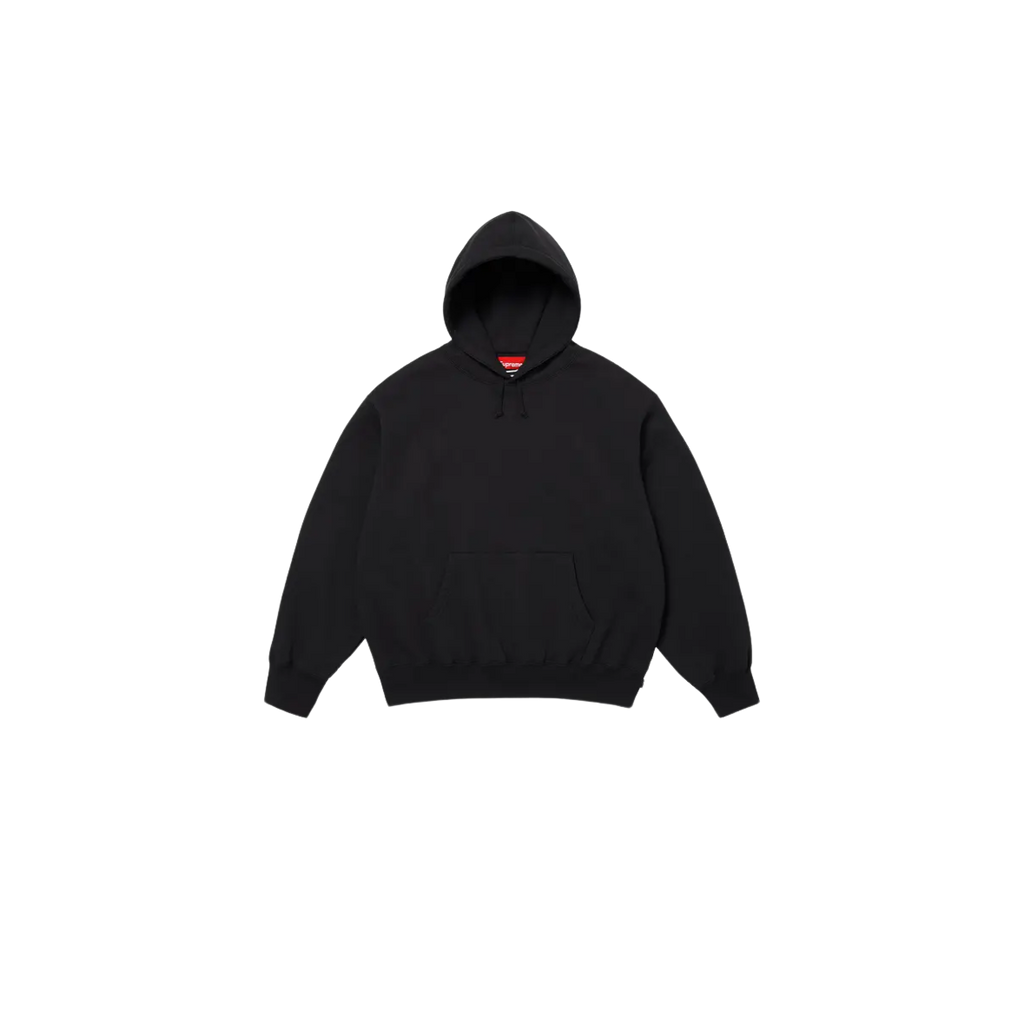 Bluza Supreme Satin Applique Hooded Sweatshirt Black