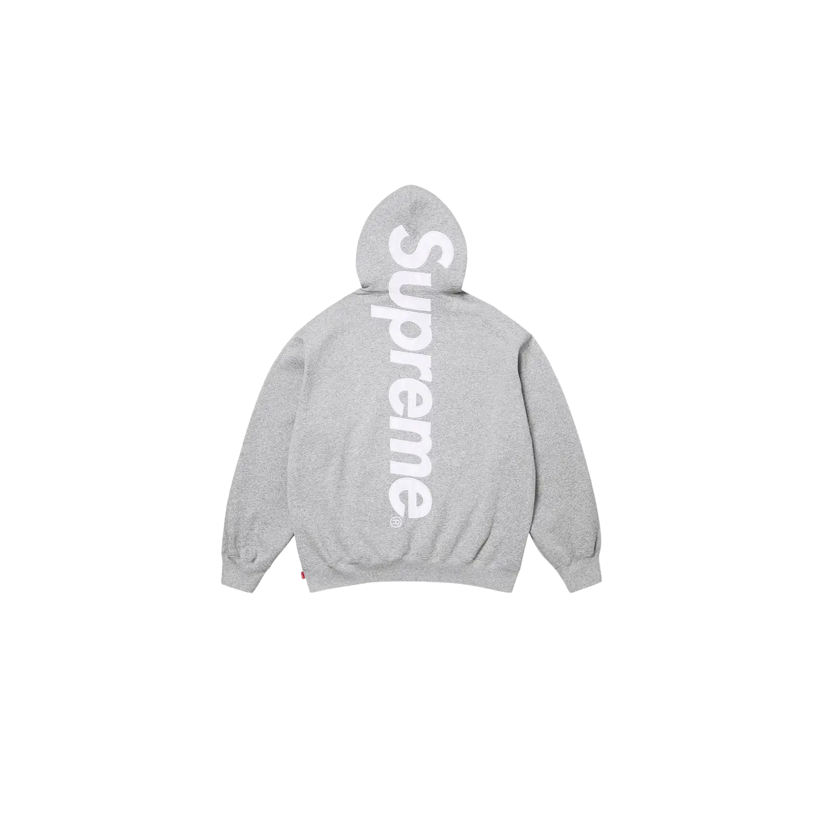 Bluza Supreme Satin Applique Hooded Sweatshirt Heather Grey
