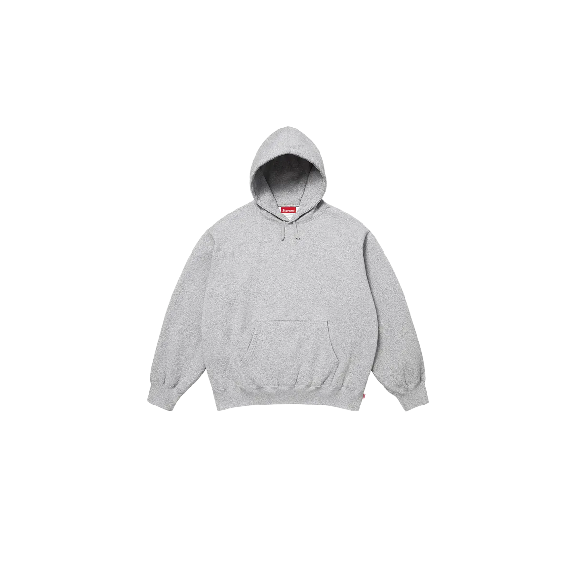 Bluza Supreme Satin Applique Hooded Sweatshirt Heather Grey