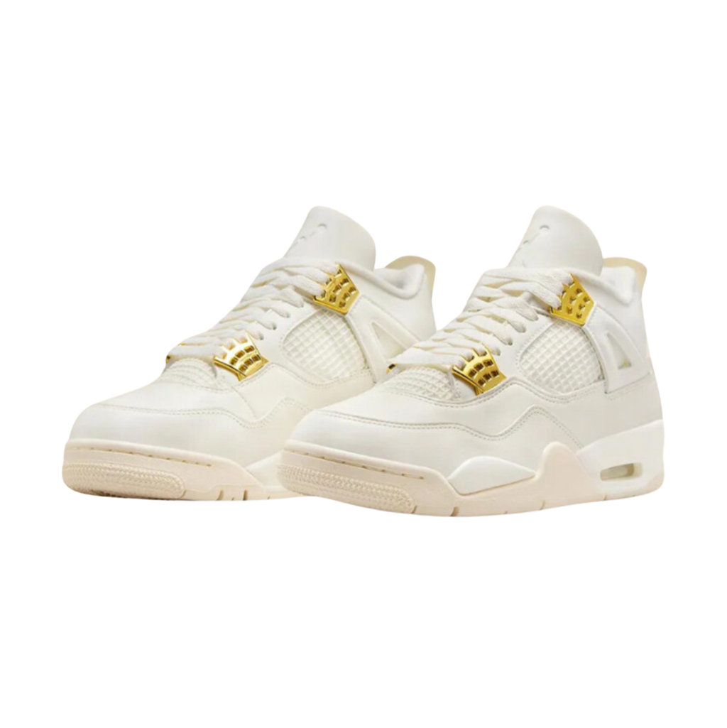 Air Jordan 4 Sail Metalic Gold