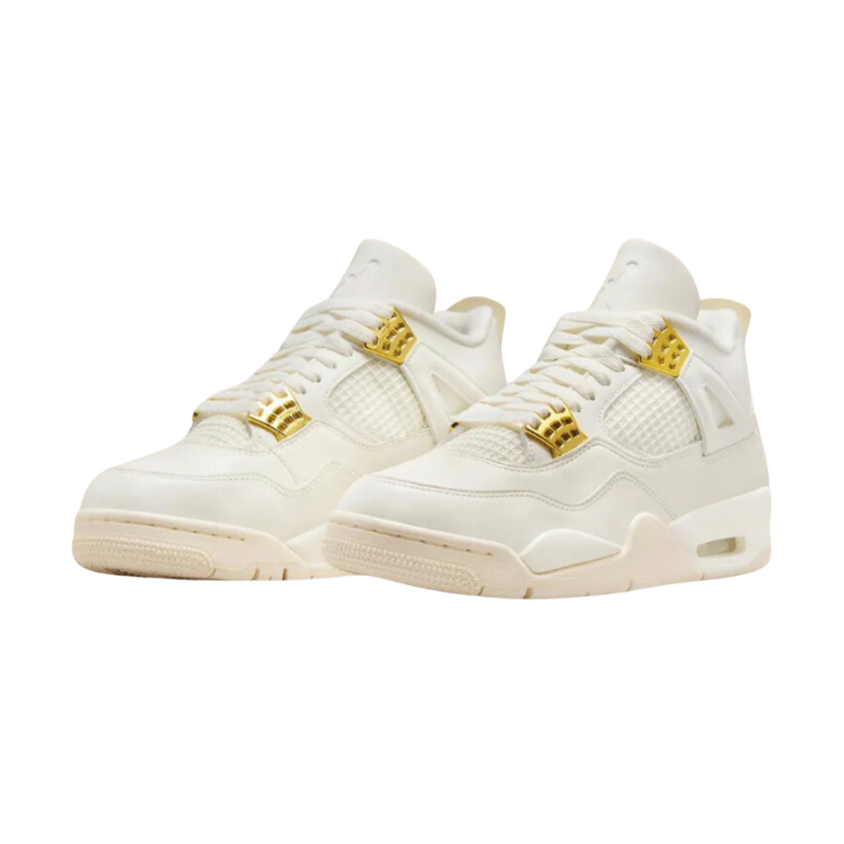 Air Jordan 4 Sail Metalic Gold